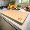 Japanese Cypress Cutting Board –Dual-Sided, Waterproof, Knife-Friendly Chef Cutting Board