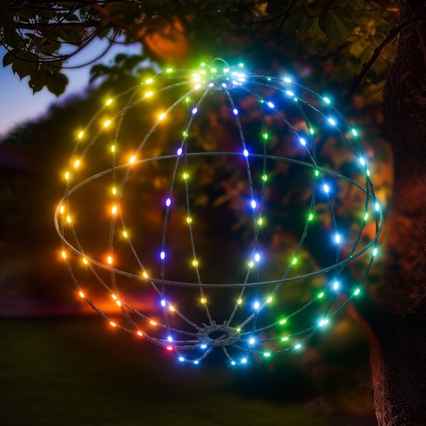 16IN Smart Lighted Balls, 16Mil. Color Changing DIY, Sync Group,