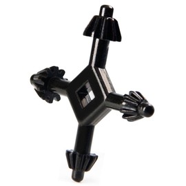 4 in 1 Drill Chuck Key Wrench,1/4" 3/8" 1/2" 5/8" Sizes Chuck Key For Drill Press,Electric Drill Chucks,Compatible with Drill Press & Power Tool Chucks (Black)