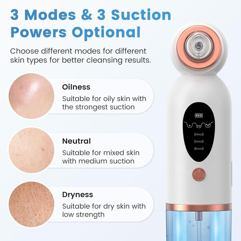 Lrbsule Pore Cleaner – Blackhead & Pimple Remover with 6