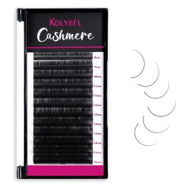 Cashmere Eyelash Extensions 0.05 CC Curl 11mm Single Tray Premium Individual Lash Extensions, Silk Volume & Classic Lashes Soft Matte Dark Professional Eyelashes Extension Salon Use(0.05-CC-11mm)