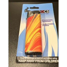 ORANGE Crocs Premium Pocket Animal Tiger Print Lighter