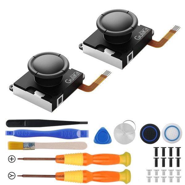GuliKit Switch Joystick Replacement, Hall Effect Joystick, No Drift, Hall