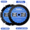 DOWOX 10-Inch 50-Tooth Combination Saw Blade and 80-Tooth Fine Finish