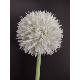 Nearly Natural Artificial 26" allium stem WHITE