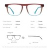 HEPIDEM Matte Acetate Glasses Frame Men Vintage Square Eyeglasses Optical