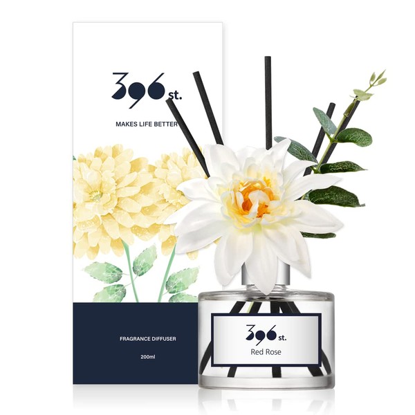 396 st. Dahlia Flower Reed Diffuser, Red Rose(Also Known as