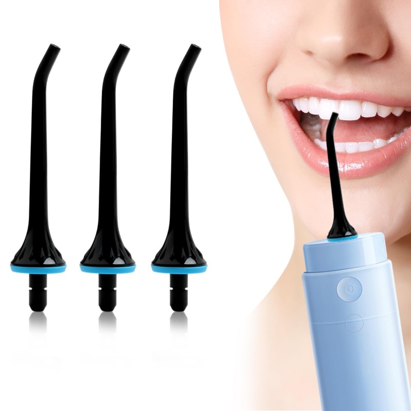 3 PCS Water Flosser Replacement Jet Tips Compatible with Nicwell,