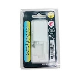 Manly Wave 5B18T Safety Piercer for Tan and Tongue (Medical Use), 14G (1.6mm), 0.7 inches (18mm), Pure Titanium Earrings, Sold as 1 Piece