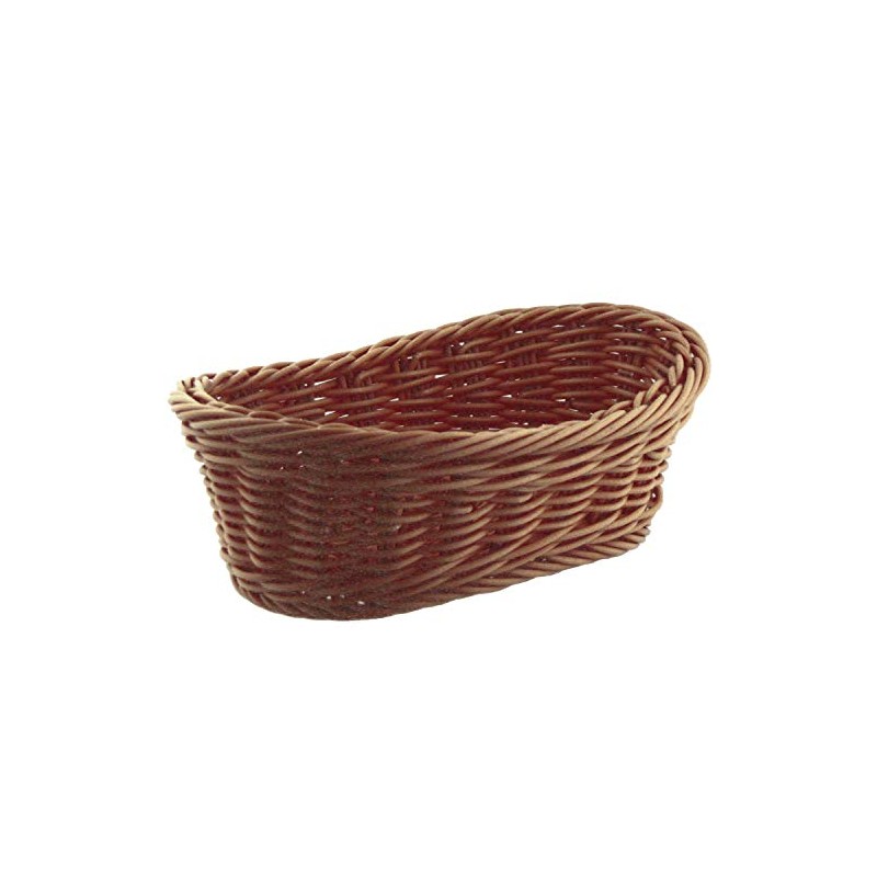 Nagao 01012020 Basket Washable Fruit Basket, Boat Shaped, Brown, 7.9