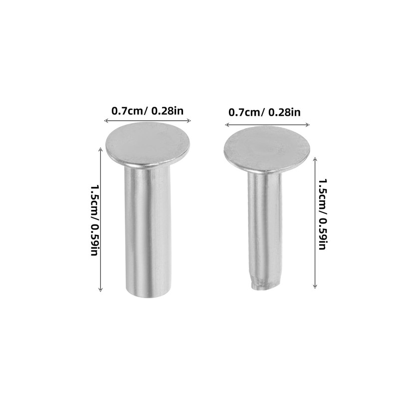 Warmhm 4 Pairs Handle Rivets Kitchen Handle Screws Fixing Rivet