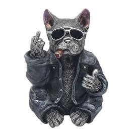 Lesser & Pavey Animals with Attitude Cheeky French Bulldog Sml Home Decor Figurines & Ornaments For Home | Decorative Accessories Statues For Indoor & Outdoor | Lovely Gifts for Women & Men