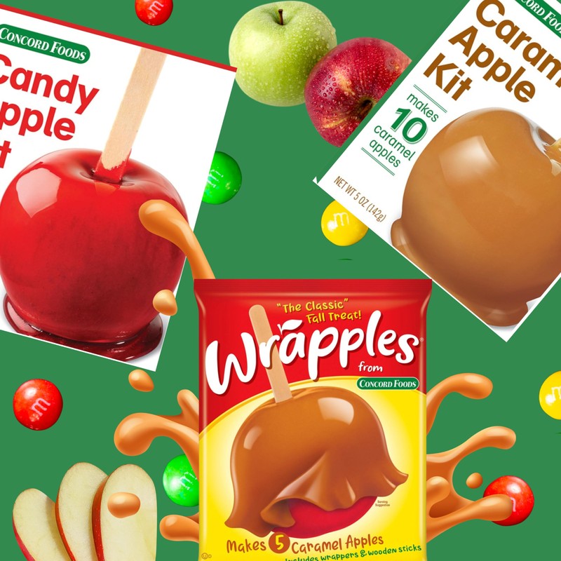 Concord Foods Caramel Apple Kit: Fall Favorite Treat - Indulge