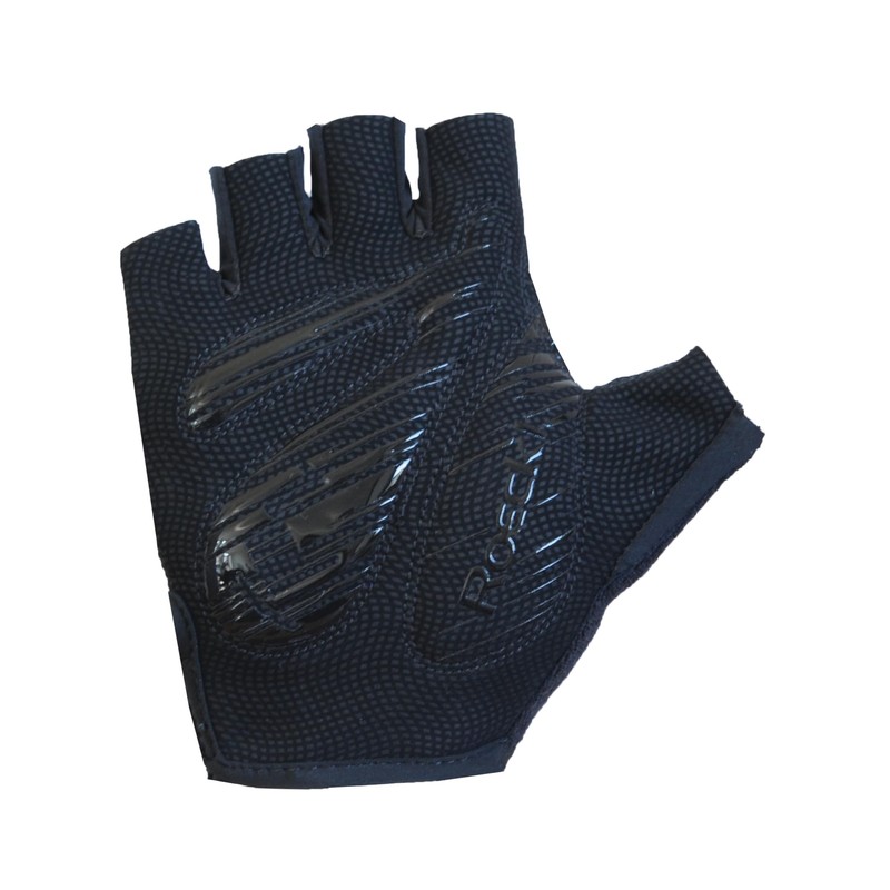 Roeckl Sports Cycling Gloves Basel, Performance Unisex Finger Gloves, Black/Raspberry