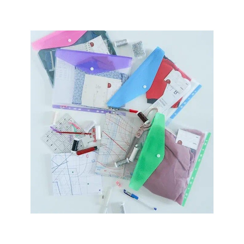 Madam Sew Multi-Pocket Binder Bag with Zipper – BinderBag Organizer