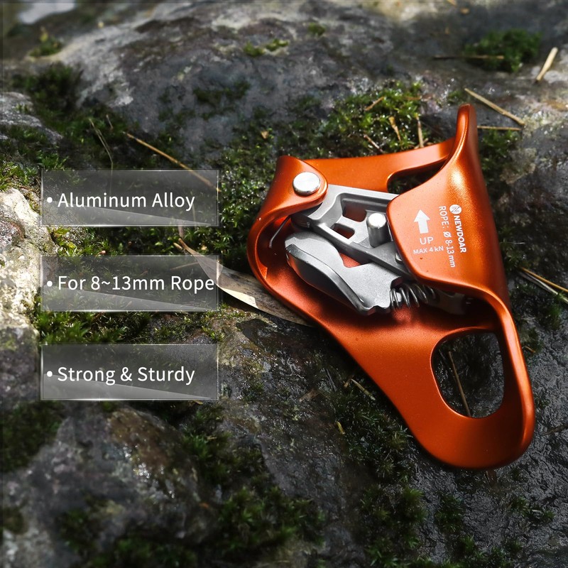 NewDoar Rock Climbing Chest Ascender Abdominal for Vertical Rope Climbing