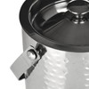 Premier Housewares 508910 Ice Bucket - Hammered Stainless Steel H14