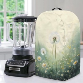 Txsniver Dandelion Daisy Print Kitchen Blender Dust Cover with Adjustable Drawstring Universal Fit for Coffee Maker Juicer Machine Small kitchen Counter Appliance Decorative Accessories