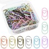luckaide Paper Clips, Pack of 100 Paper Clips, Heart Motif,