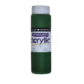 Daler-Rowney Graduate Acrylic Paint, Plastic Bottle, 16.91oz - 500 ml, Sap Green