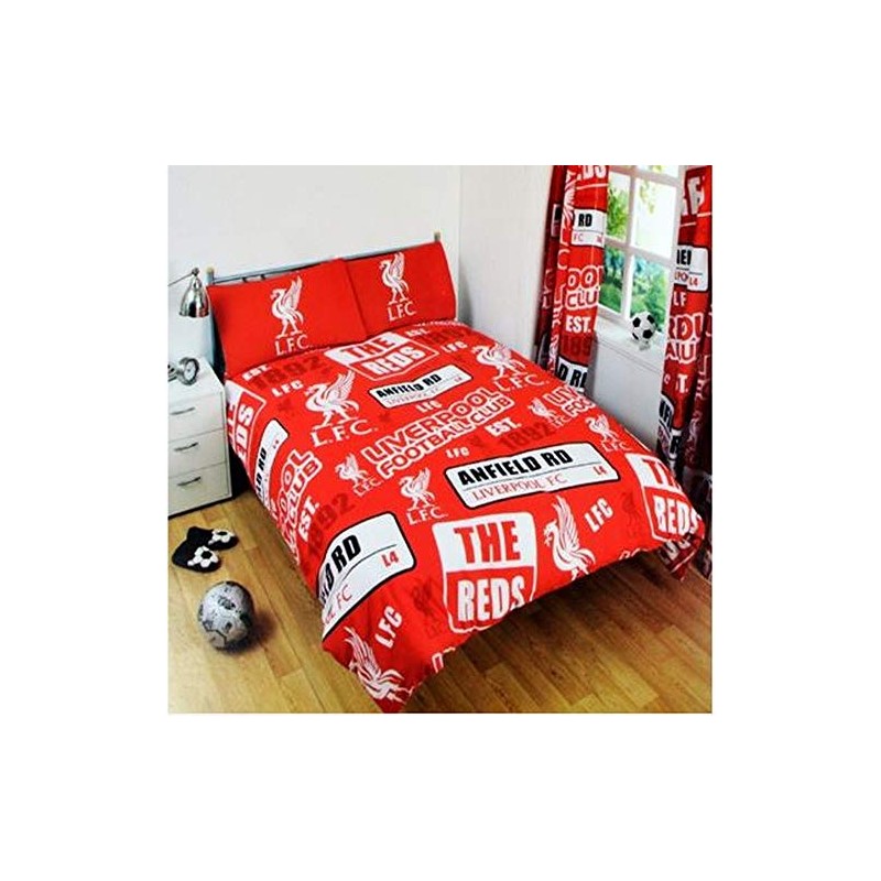 Liverpool Patch Single Duvet Cover (Duvet 135cm x 200cm) (1