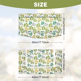 Vicloon Highchair Pad Select, Soft and Comfortable High Chair Cushion, Easy to Fit, Easy Clean, Seat Cushion for Tripp Trapp High Chairs (Leaf)