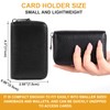 YOKONICO Credit Card Holder RFID Blocking Genuine Leather Credit Card