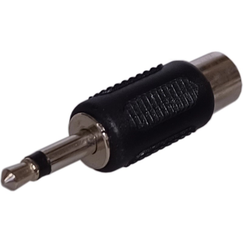 Adapter Audio 3.5mm 1/8" Mono Plug Coax Audio RCA Female