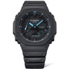 G-Shock by Casio Men's GA2100-1A2 Black/Blue Analog-Digital Watch One Size