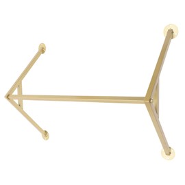 SEANESZTI Industrial Pipe Clothes Rack, Wall Mounted Clothes rack, Space Saver Hanging Clothes Rack, Heavy Duty Detachable Garment Bar, Multi-purpose Hanging Rod for Closet Storage, Gold