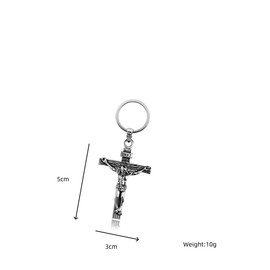 Christian Jesus Stainless Steel Keychain For Men Women,Christ Serenity Prayer Religious Key Ring for Home Car Keys Attachment, Faith Key Holder Gift,Spiritual Key Chain Come Gift Box