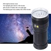 LED Flashlight XMT6 LED 15000lm USB Rechargeable IP65 Waterproof Outdoor