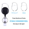 Vertical Wisdompro PU Leather ID Card Holder, Double Sided Pocket,