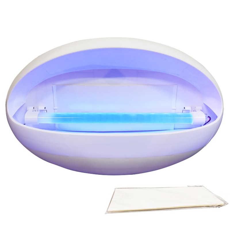 Wall Sconce Mounted Fly Light Trap for Capturing Flies, Moths,