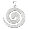 Vinani 2ASP-EZ Women's Pendant 925 Silver with Spiral Design Large