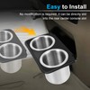 Middle Row CupHolder, Dual Rear Cup Holder Compatible with 2015-2020