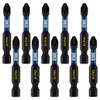 10 x Rennie Tools 50mm Long PH2 Impact Screwdriver Driver