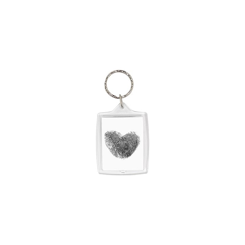 Deknudt Frames S66GA1 3,5x4,5 Key ring transparent resin