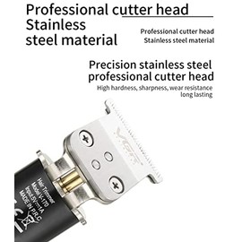 Hair Clippers for Men, Hair Clipper Professional Personal Care Full Metal Oil Head Barber 0 Knife Head Body Trimmer for Men Cordless Clipper