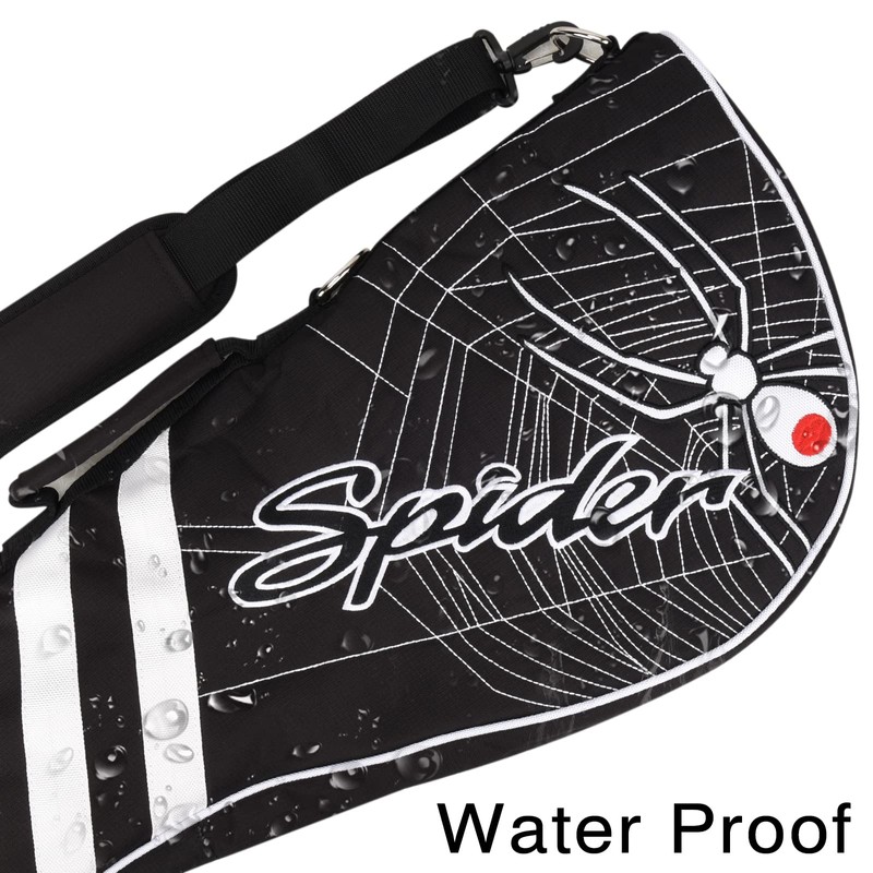 Black Porable Lightweight Waterproof 1cm Thick Padded Pencil Carry Golf