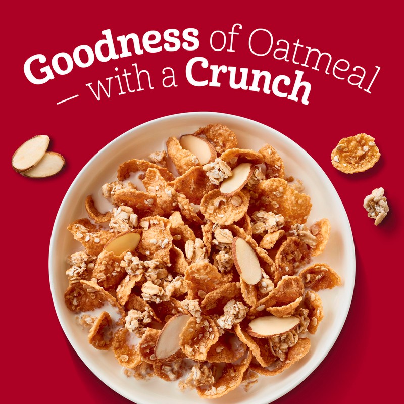 Oatmeal Crisp Heart Healthy Cereal, High Fiber Cereal Made with