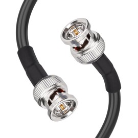 Superbat 3G 6G SDI Cable 15 m BNC RG59 Cable 75 Ohm BNC Male to Male SDI Video Cable Low Loss Coaxial Cable 2 Pieces for CCTV Camera Video Monitor SDI Converter 3G-SDI/6G-SDI/HD-SDI/1080p/4K