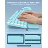 Wireless Keyboard and Mouse Backlit - Typewriter Keyboard with Retro