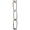 RCH Hardware CH-I-49M-PC Iron Chandelier Chain, Polished Chrome (1 Foot)