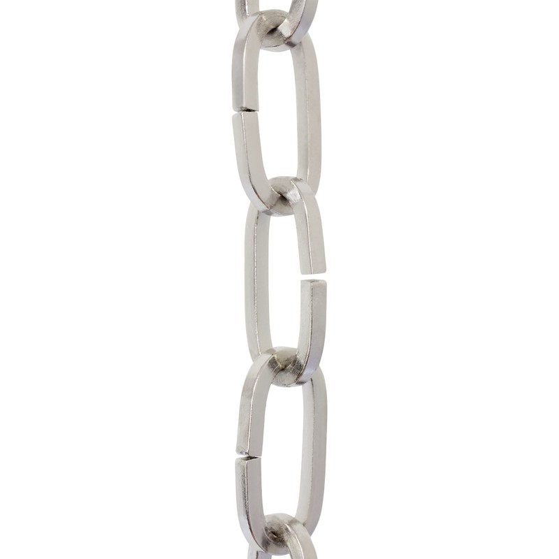 RCH Hardware CH-I-49M-PC Iron Chandelier Chain, Polished Chrome (1 Foot)