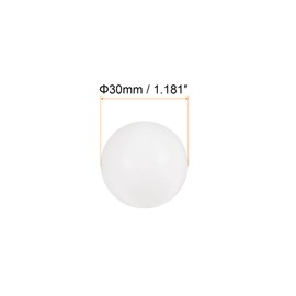 sourcing map PA Nylon Solid Plastic Balls 30 mm G3 Precision Bearing Ball Pack of 2