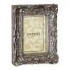 Shabby Chic Style Very Ornate Antique Silver Photo Frame for