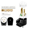 USA 3-Prong Male AC Plug, Right Angle ETL Nema 6-20P