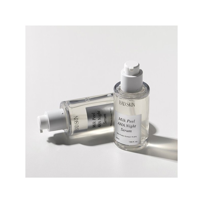 Bad Skin 밀크 필 아하 나이트 세럼 50ml Milk Peel
