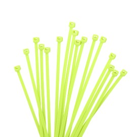 XINGO Pack of 1000 Cable Ties, Apple Green, 150 mm x 2.5 mm, 8.1 kg Tensile Strength, Small Size, UV Resistant Set for Tidying Cables, Gardening, Home, Office, Garage